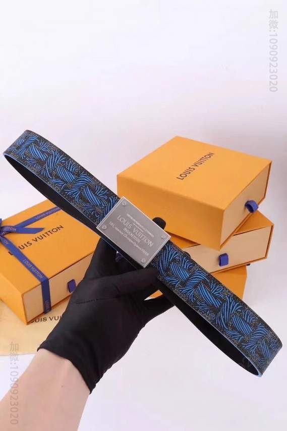 Louis Vuitton 进口牛皮内衬 男士腰带40mm