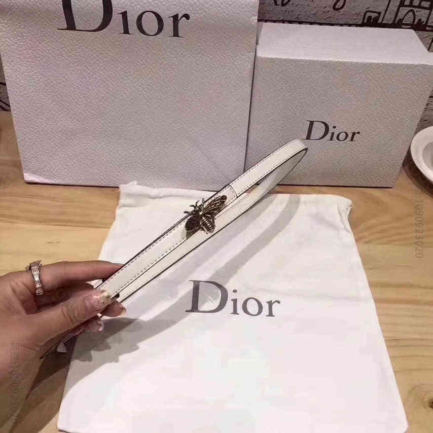 DIOR迪奥 2023最新款白色腰带