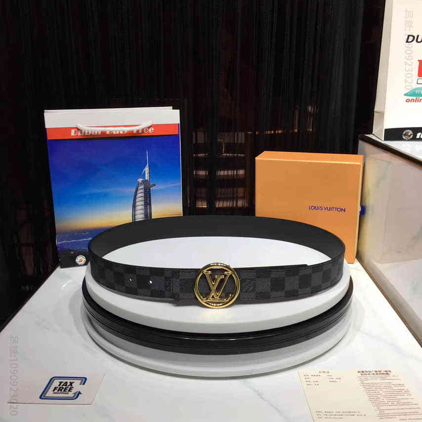 LV腰带 LOUIS VUITTON路易威登 经典双面腰带 宽 M21117
