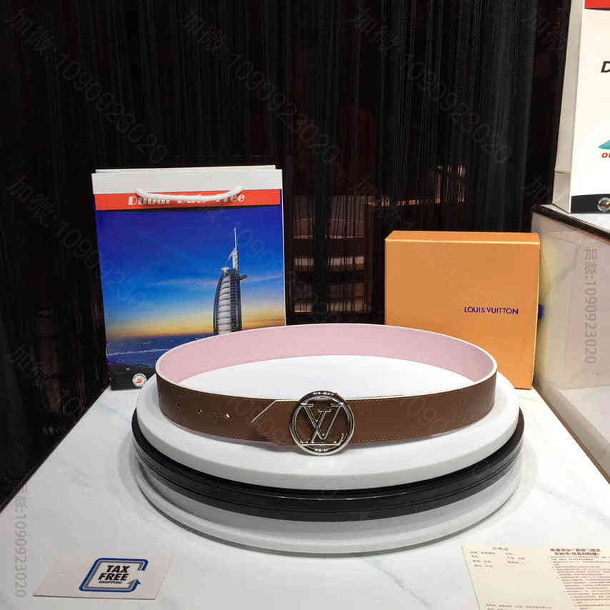 LV腰带 LOUIS VUITTON路易威登 经典双面腰带 宽 M21119 