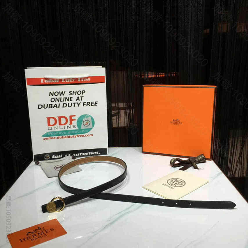 【Hermes】爱马仕双面进口小牛皮最新款女士腰带