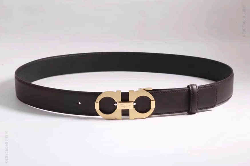 菲拉格慕(Ferragamo)男士新款双圈扣双面原版腰带