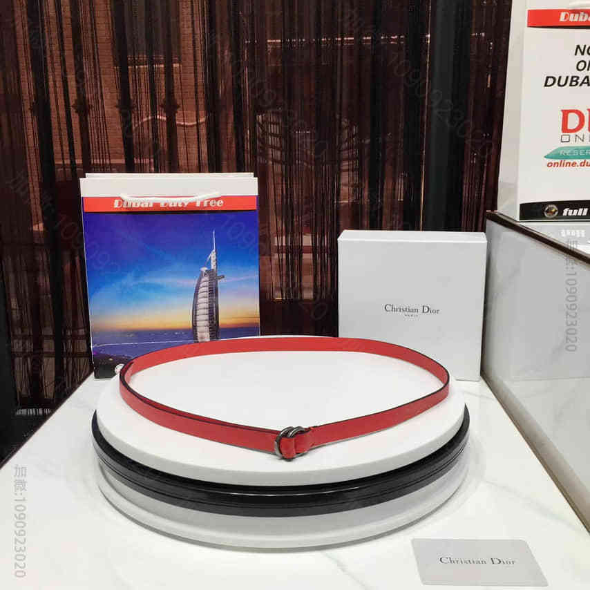 [Dior]迪奥 2023早春系列雙面頭層牛皮腰帶