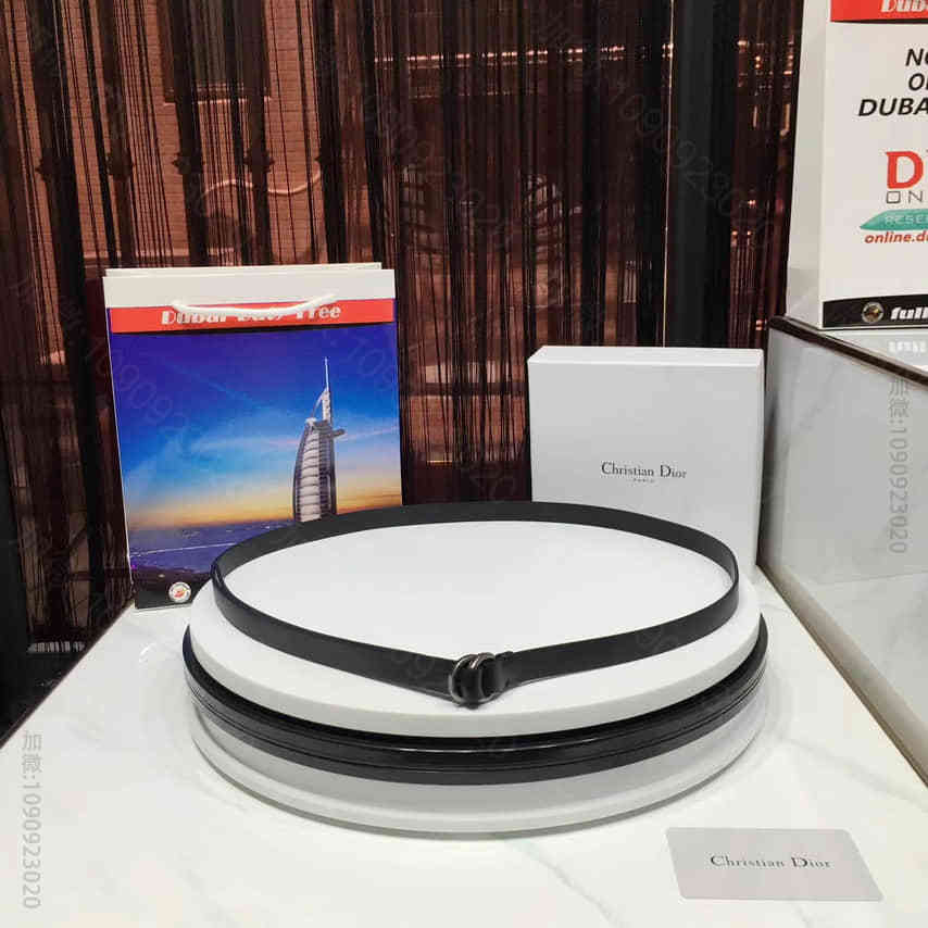 [Dior]迪奥 2023早春系列雙面頭層牛皮腰帶