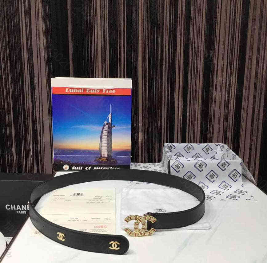 〖CHANEL〗香奈儿 2023最新款 进口牛皮 女士皮带