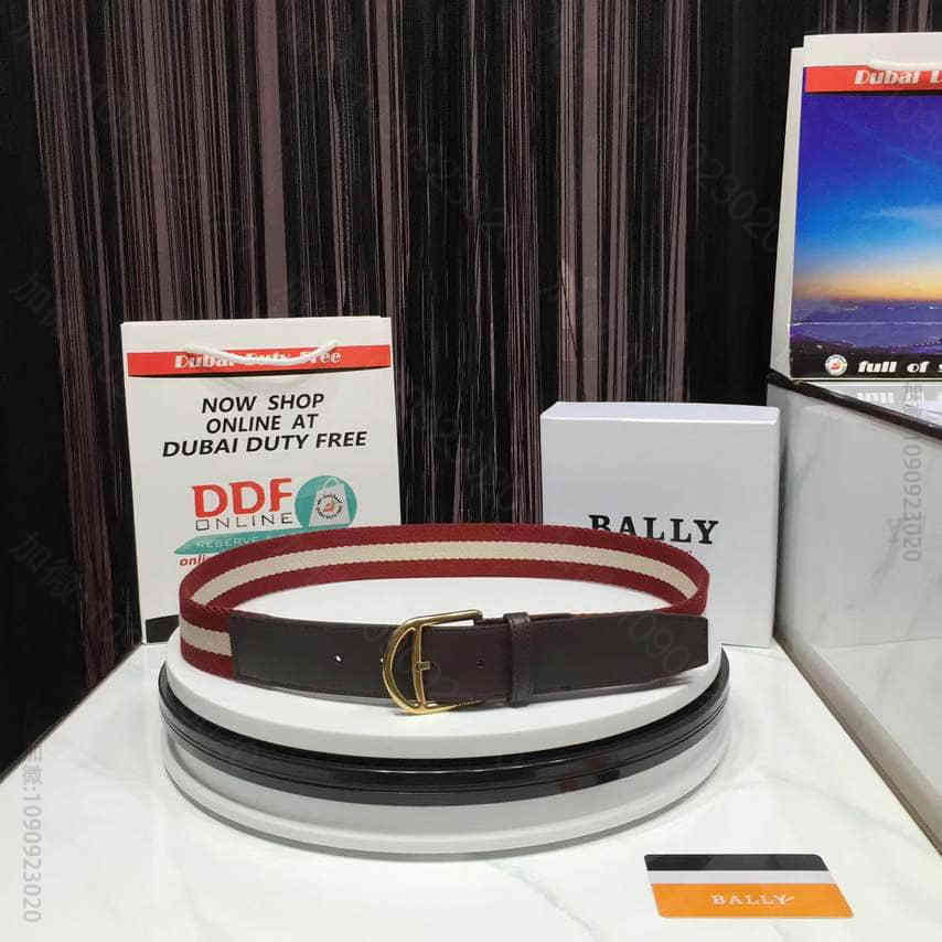〖BALLY〗巴利纯铜五金扣2023最新款男士皮带