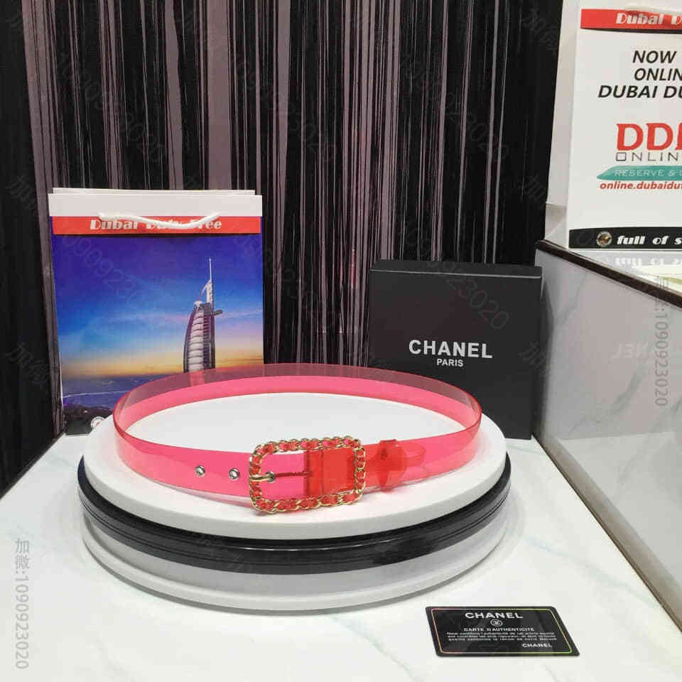 CHANEL香奈儿 2023开春新款顶级透明腰带