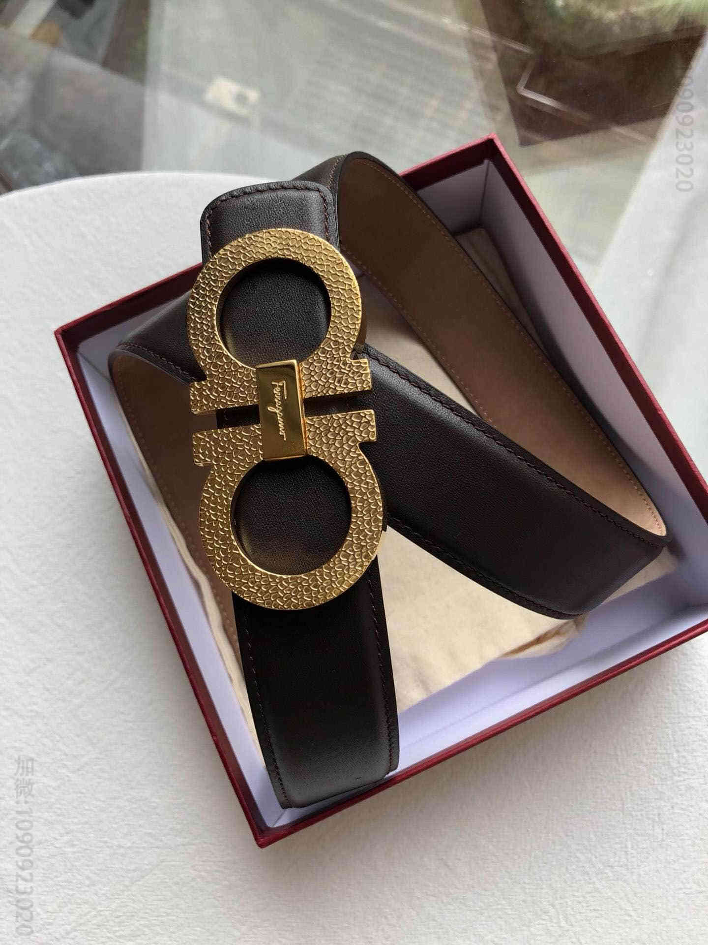 SalvatoreFerragamo菲拉格慕(意大利)男士腰带3.5CM