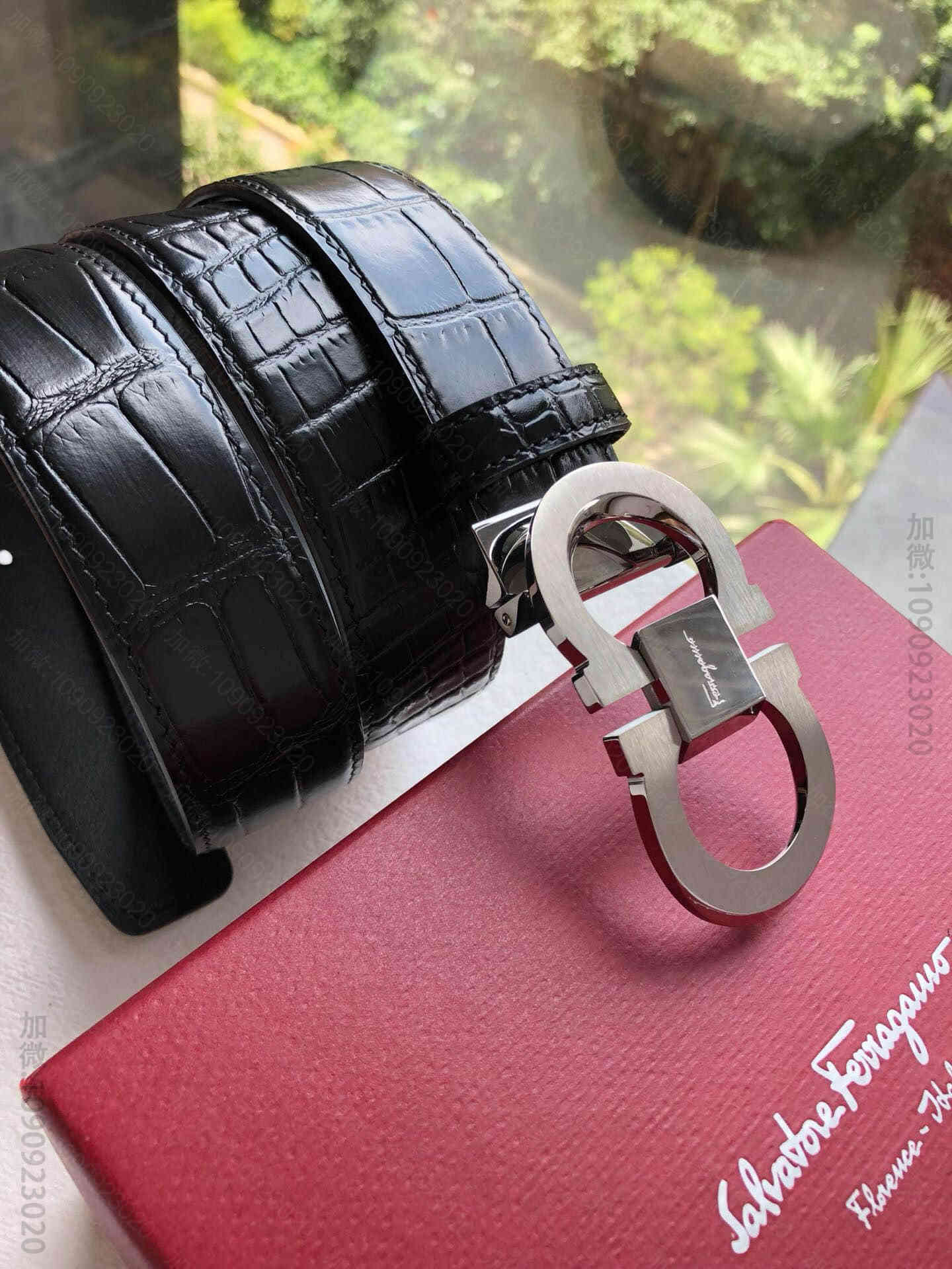 SalvatoreFerragamo菲拉格慕(意大利)男士腰带3.5CM头层...