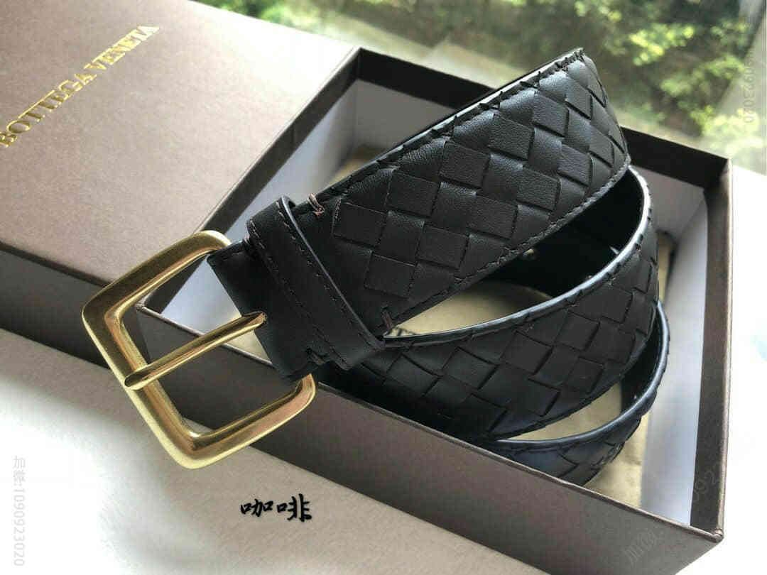 Bottega.Veneta葆蝶家MadeinItaly搭配3.8CM复古针扣腰带