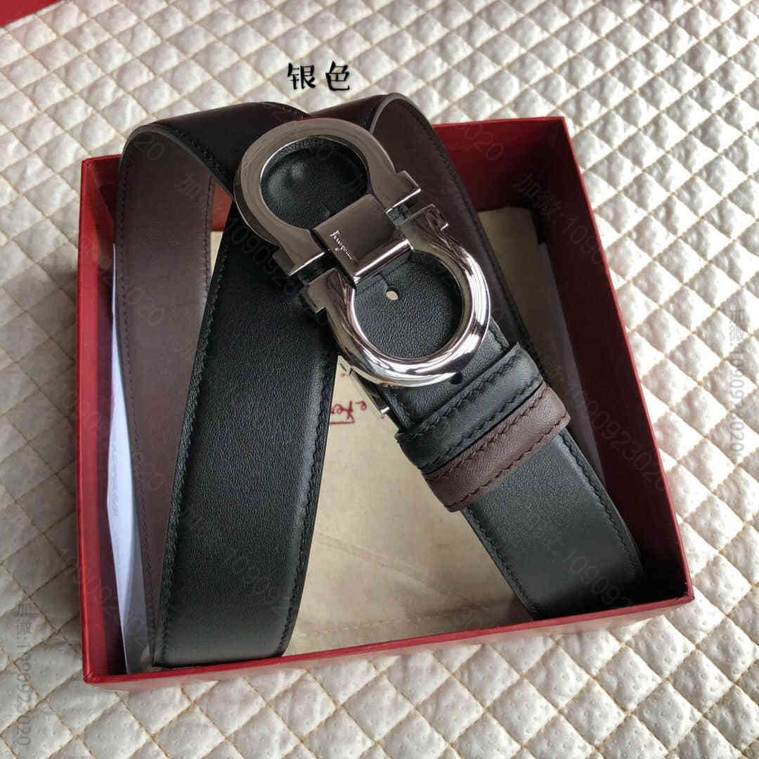 SalvatoreFerragamo菲拉格慕2023专柜版型精品金属夹扣男士...