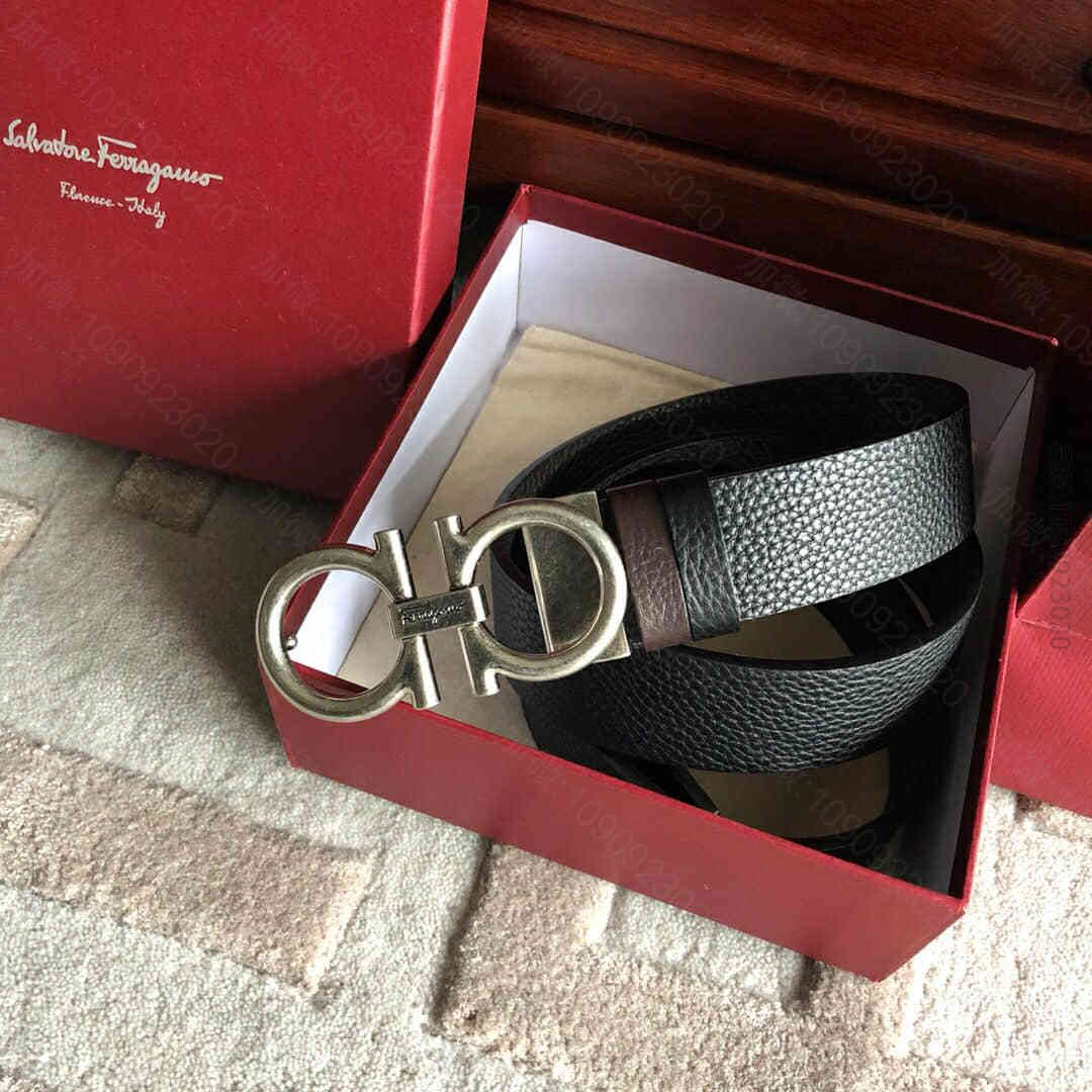 SalvatoreFerragamo菲拉格慕男士3.5CM精品复古金属夹扣，...