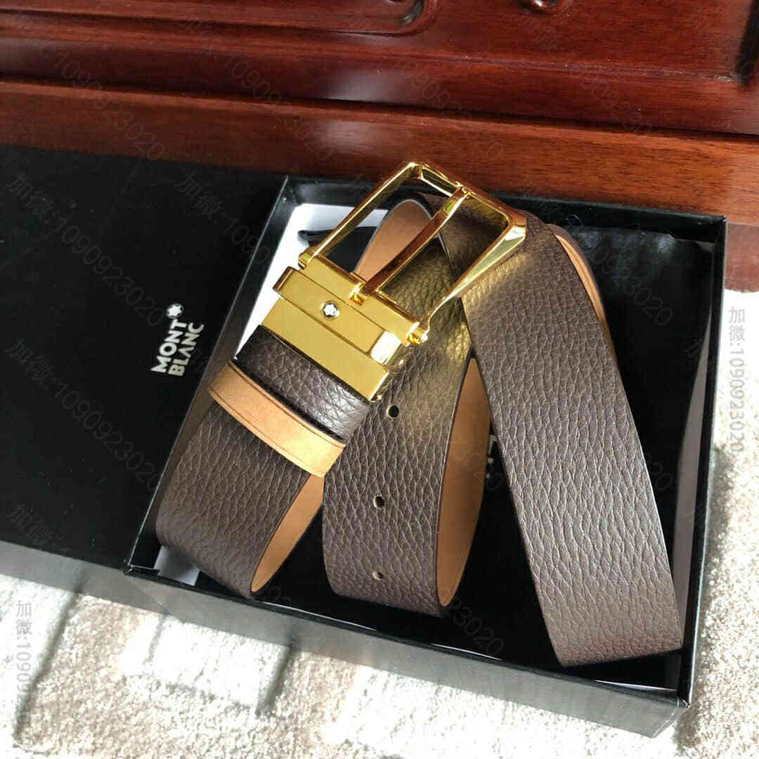 Montblanc万宝龙可双面外用腰带3.5CM