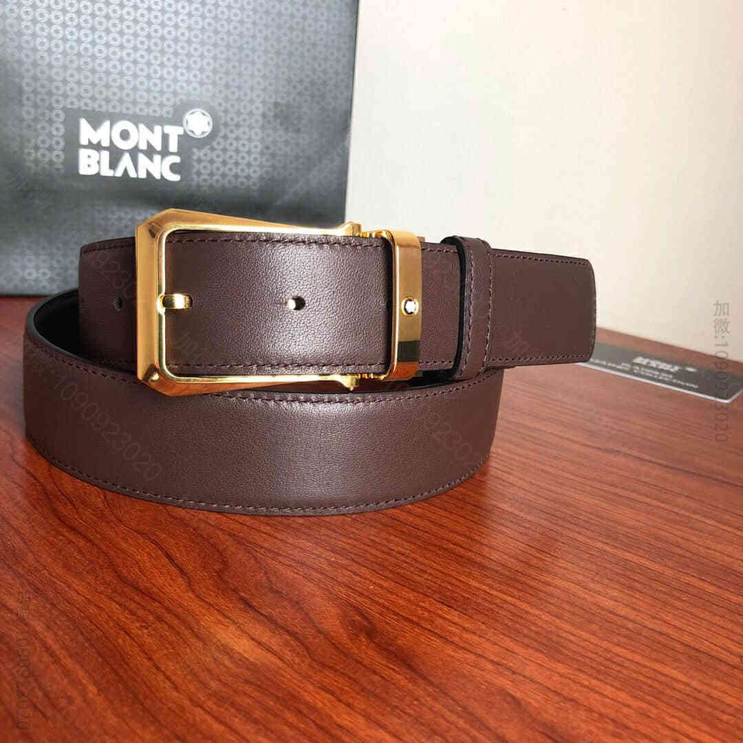 Montblanc万宝龙可双面外用腰带3.5CM