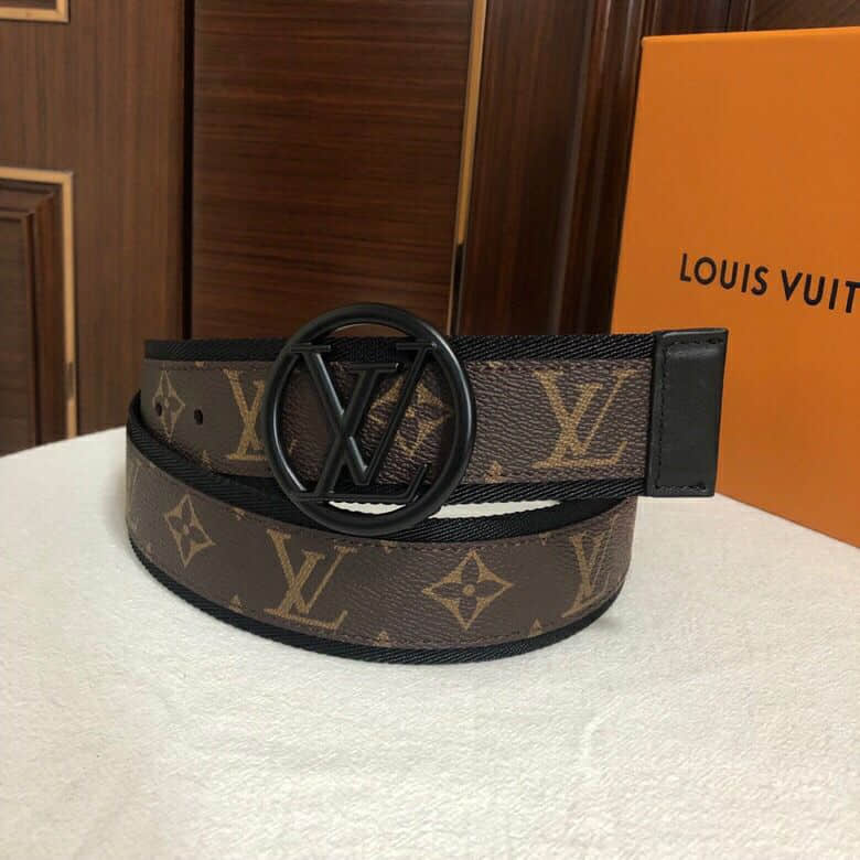 高仿LV男士腰带 Louis Vuitton新款 LV CIRCLE 腰带 40毫米 奢品LV腰带 M50037 