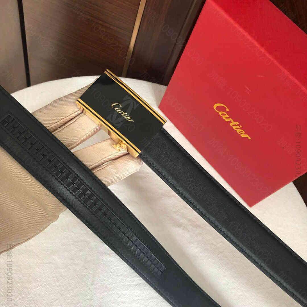 卡地亚Cartier黄铜滴胶树脂工艺自动五金腰带3.0CM
