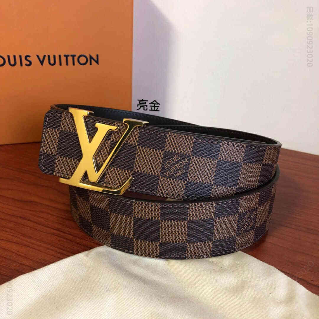 LOUIS VUITTON路易威登 经典啡棋盘格/黑棋盘格/老花40毫米腰带