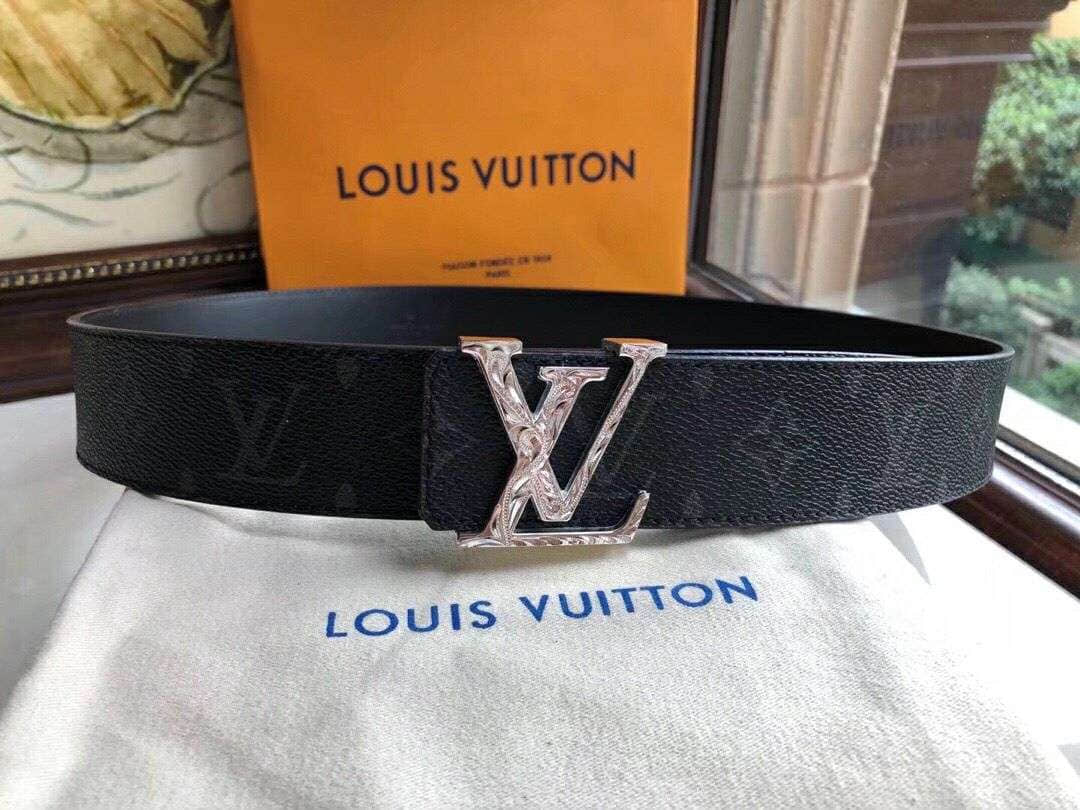 Louis Vuitton路易威登 棋盘格/老花男士3.8cm腰带