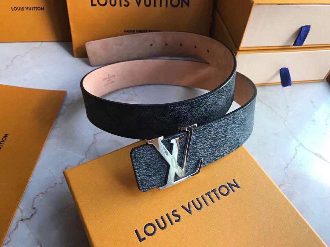 原单LV男士腰带 Louis Vuitton路易威登 专柜款原单品质男士40mm腰带 原单LV腰带 M52290 