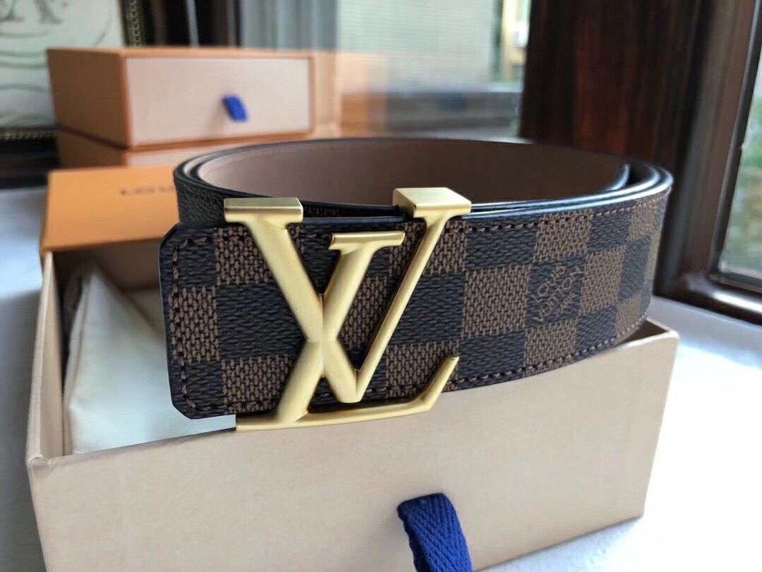 Louis Vuitton路易威登 精品新款珍珠泥金属扣42mm腰带