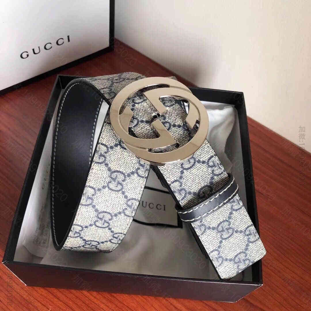 男士乌木色PVC配皮金属板扣式腰带3.8cm
