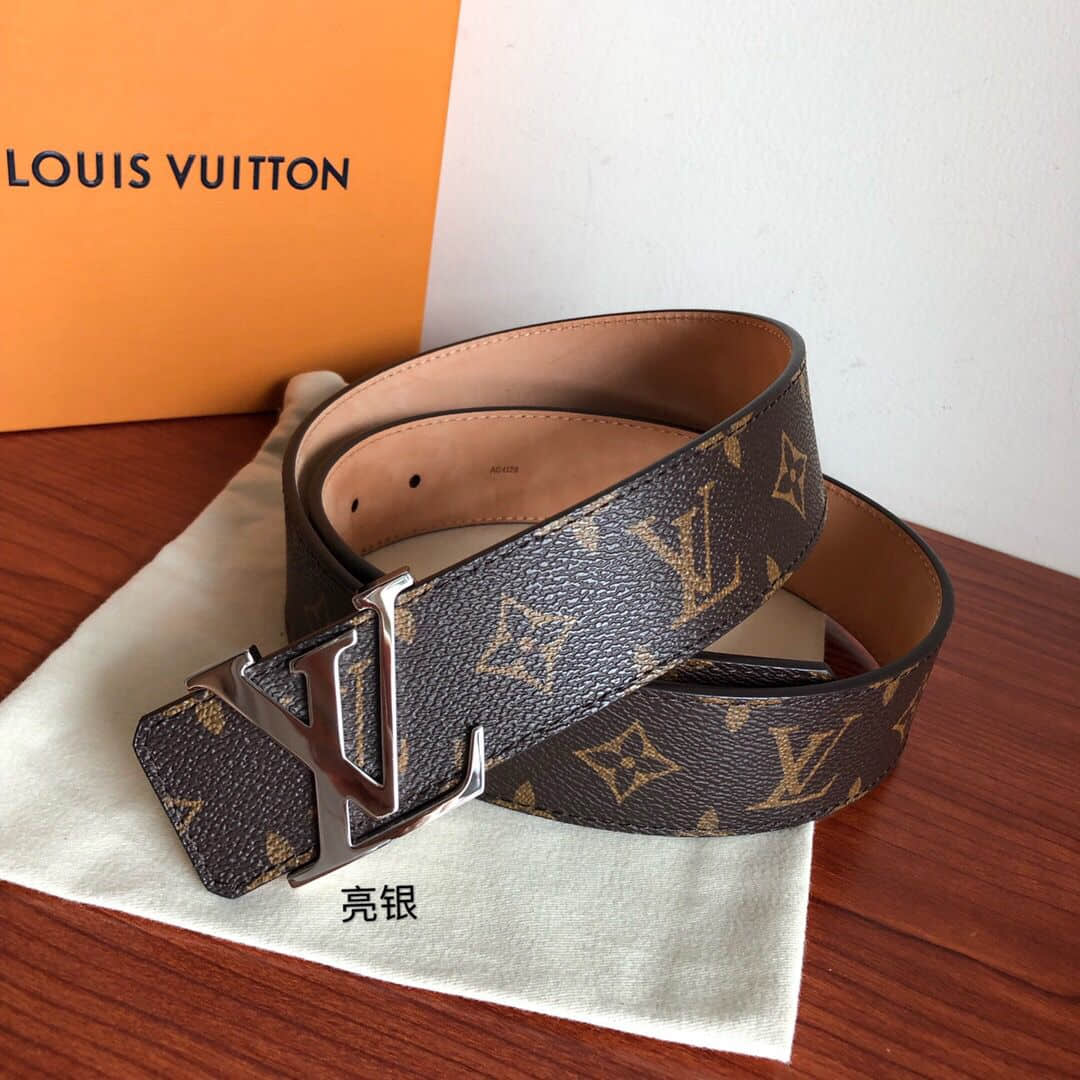 原单LV男士腰带 Louis Vuitton路易威登 专柜款原单品质男士40mm腰带 原单LV腰带 M54210 