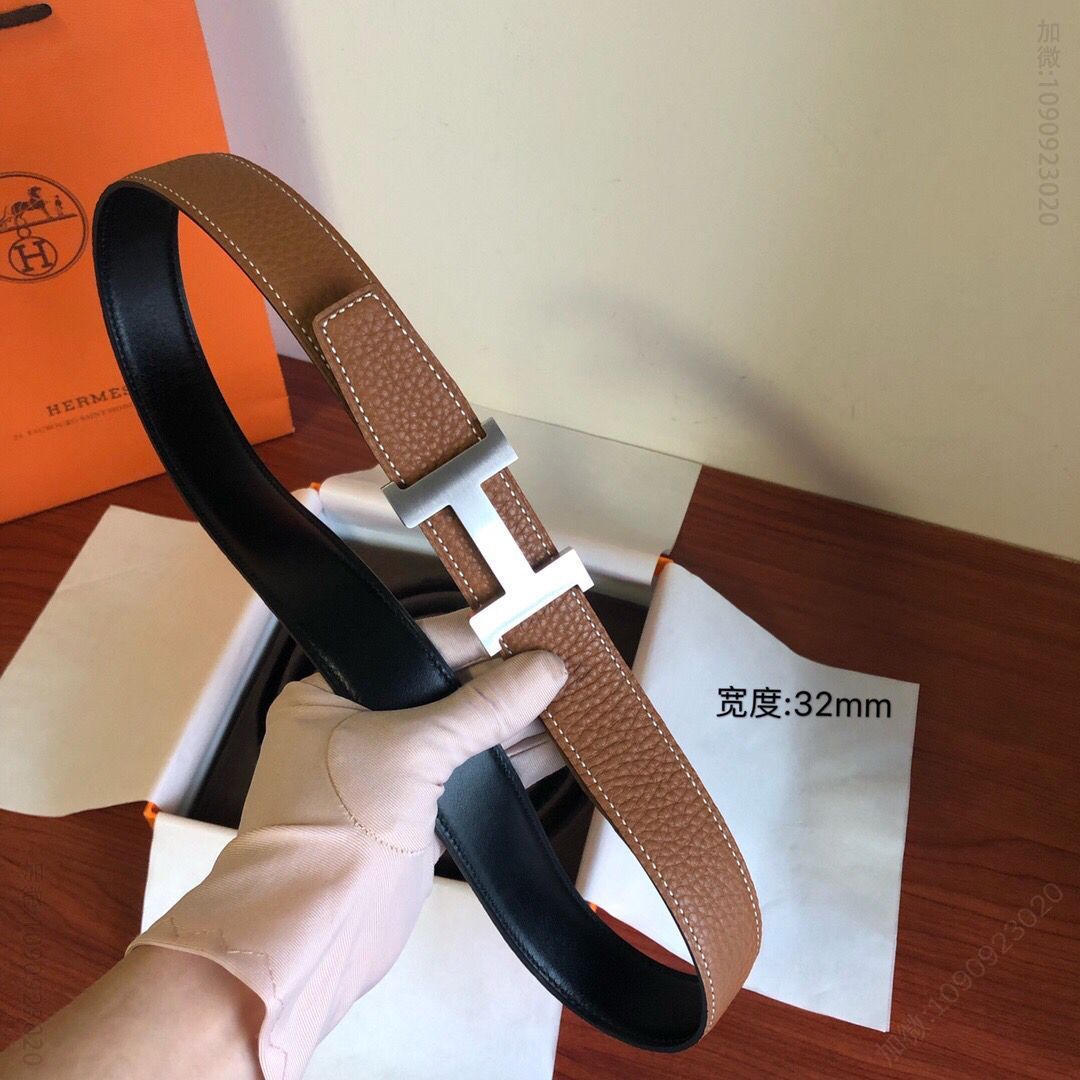 爱马仕Constance皮带扣&双面皮腰带32毫米