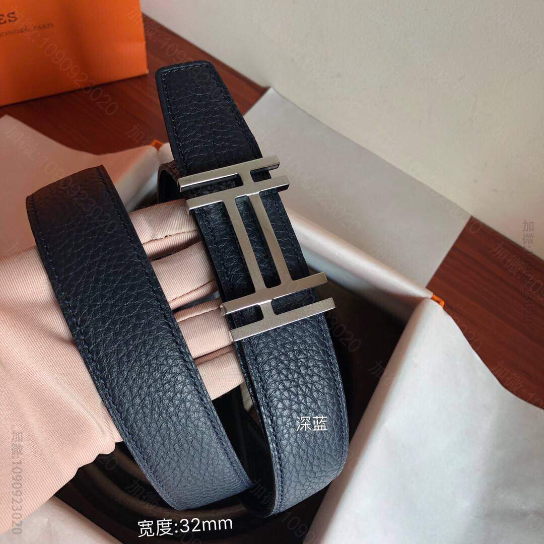 Hermes爱马仕 双工皮带扣&双面皮腰带32毫米