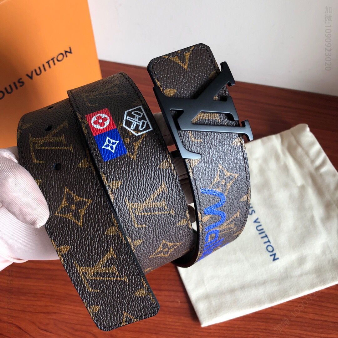 Louis Vuitton路易威登 LV INITIALES 40 毫米双面腰带M0162U 原单LV腰带 M56154
