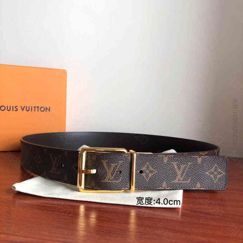 路易威登Damier Print 40mm Reversible 经典格子/...