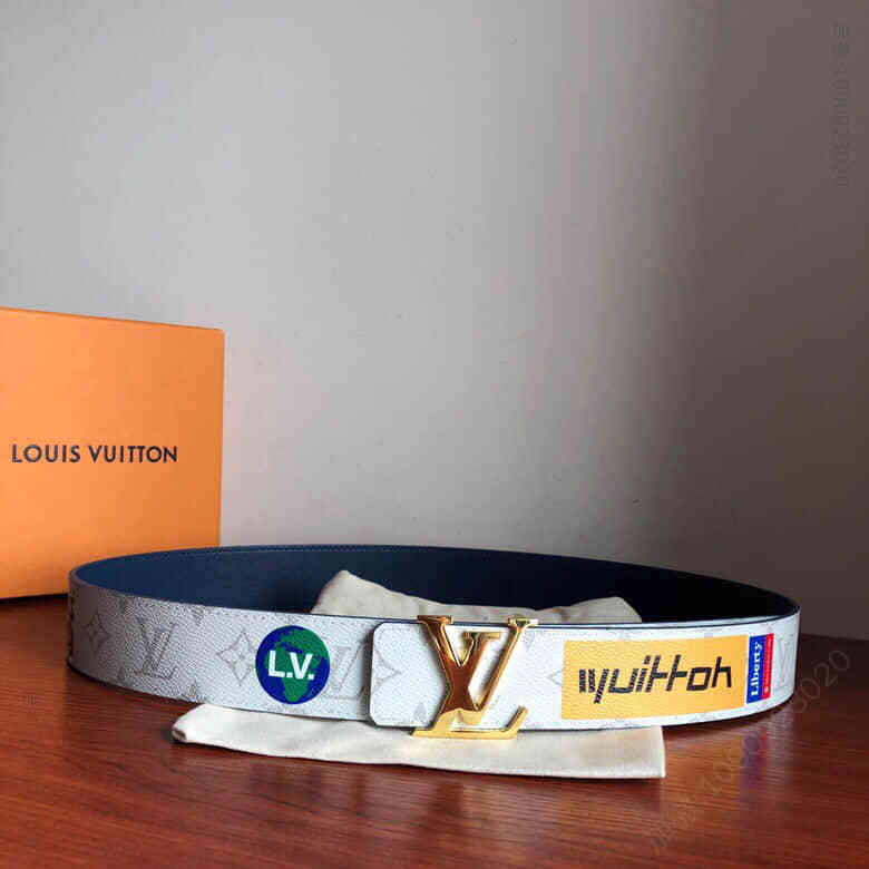 LV lnitiales LV字母搭扣40毫米腰带