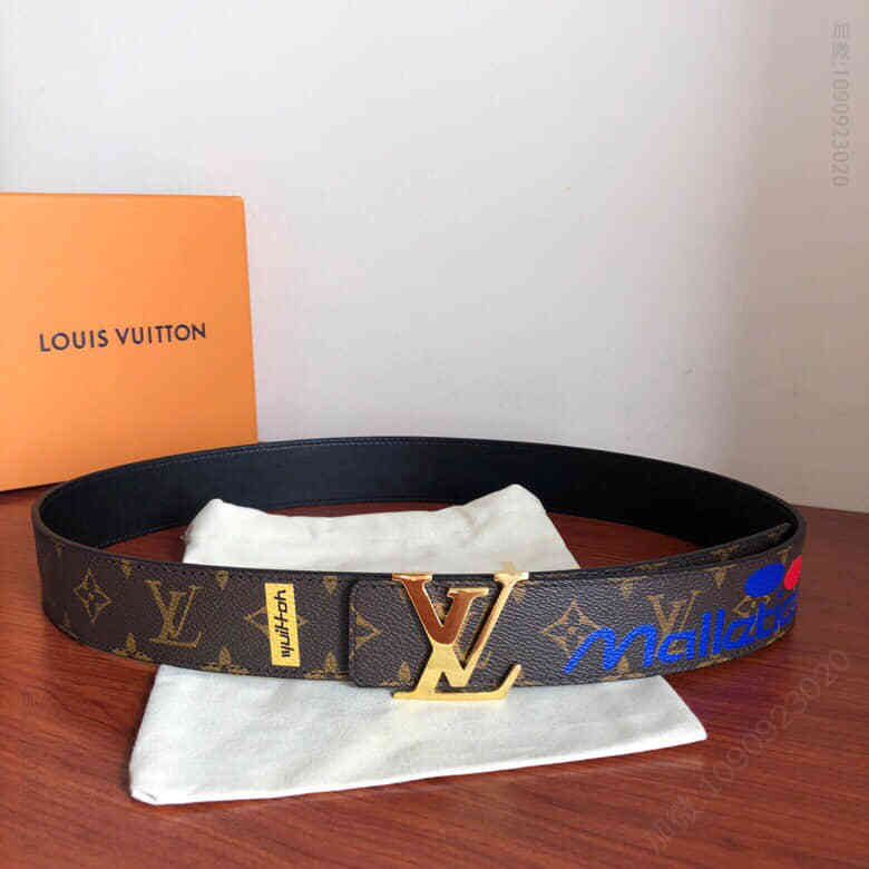 LV lnitiales LV字母搭扣40毫米腰带