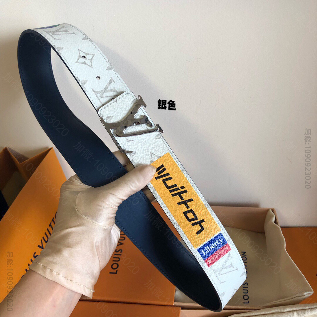 Louis Vuitton路易威登 LV lnitiales 40毫米腰带 高仿LV腰带 M59885 