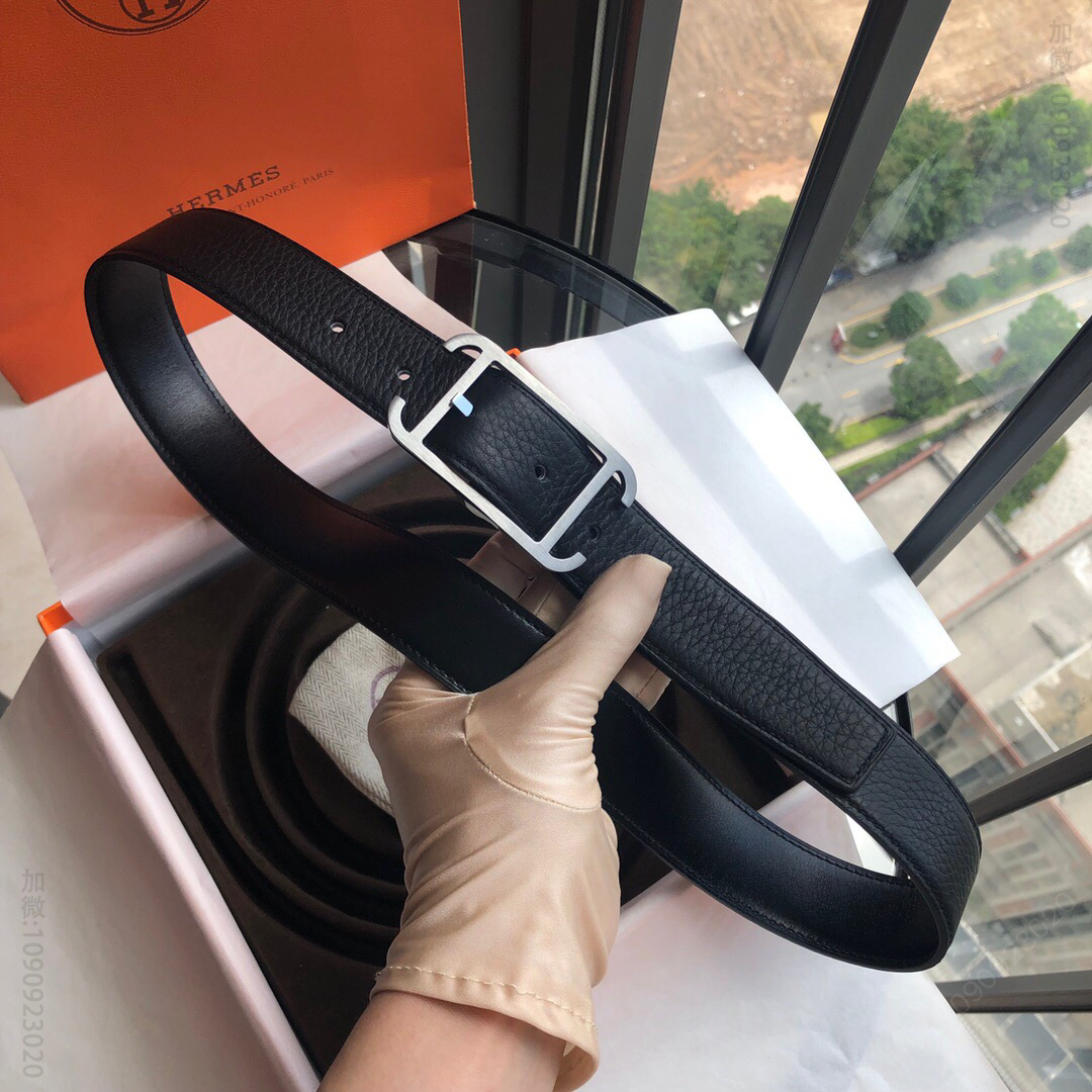Hermes32毫米Society双面外用腰带