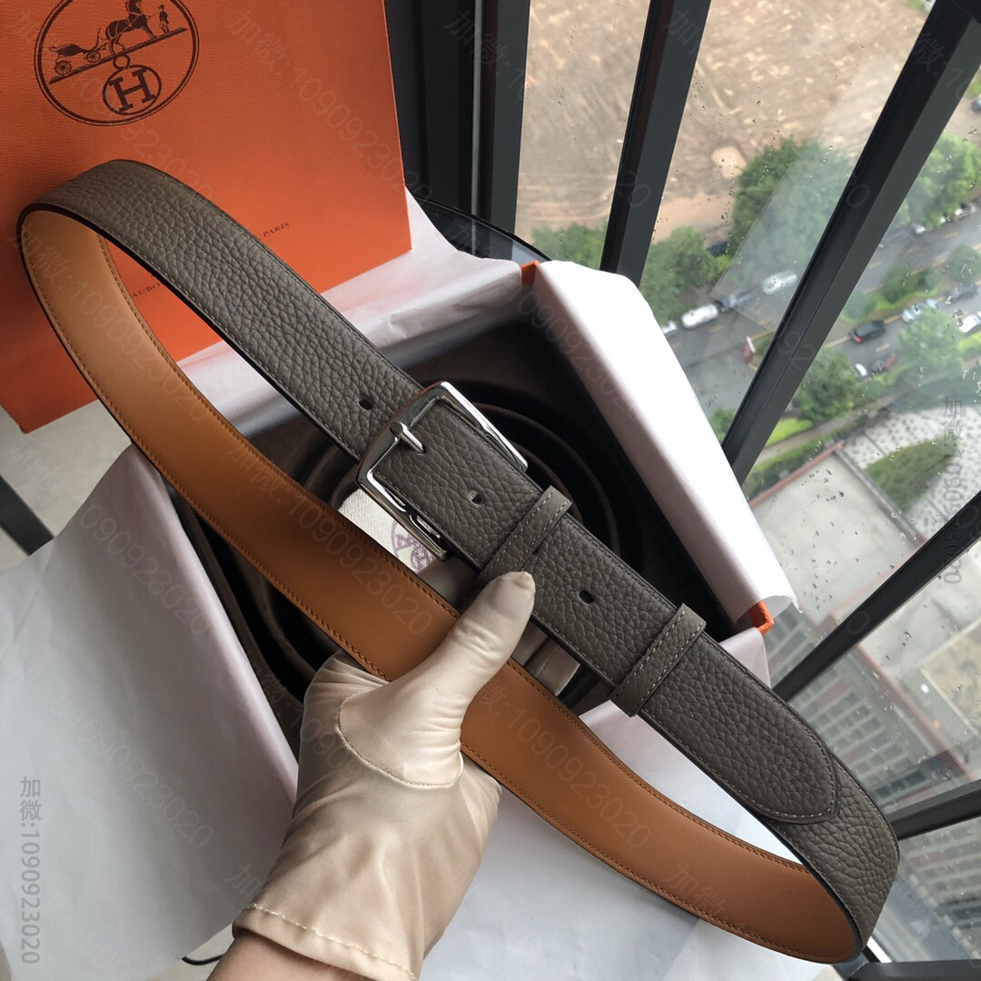 Hermes爱马仕 Hermes35毫米Etriviere腰带，搭配精品针式...