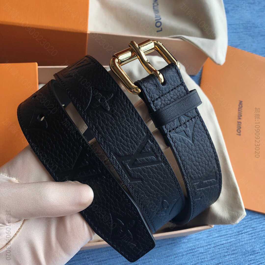 LV/路易威登 Monogram帆布材质/signature腰带30毫米