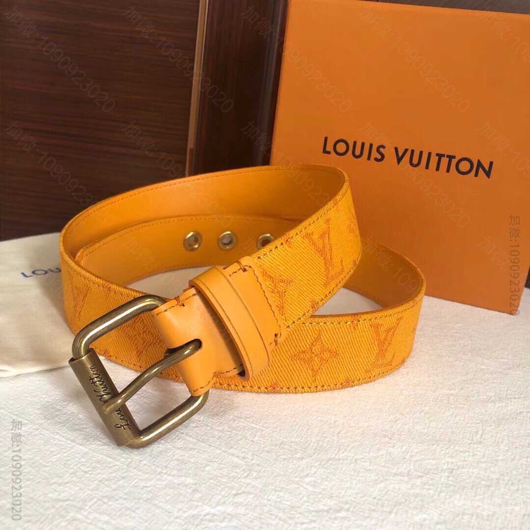 LV 2023 春夏新款SIGNATURE 35 毫米腰带