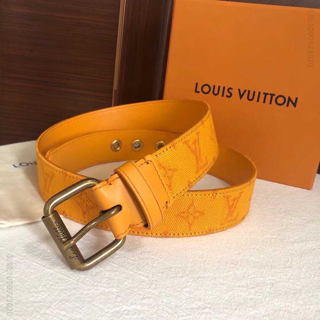 LV 2023 春夏新款SIGNATURE 35 毫米腰带