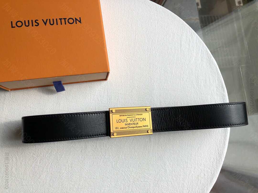 LOUIS VUITTON1853年 3.8cm双面外用头层牛皮腰带 M67789 