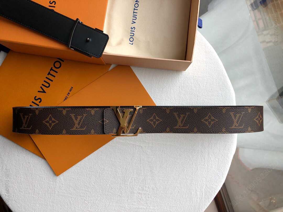 Louis Vuitton 路易威登男士腰带INITIALES双面腰带40毫米宽度 