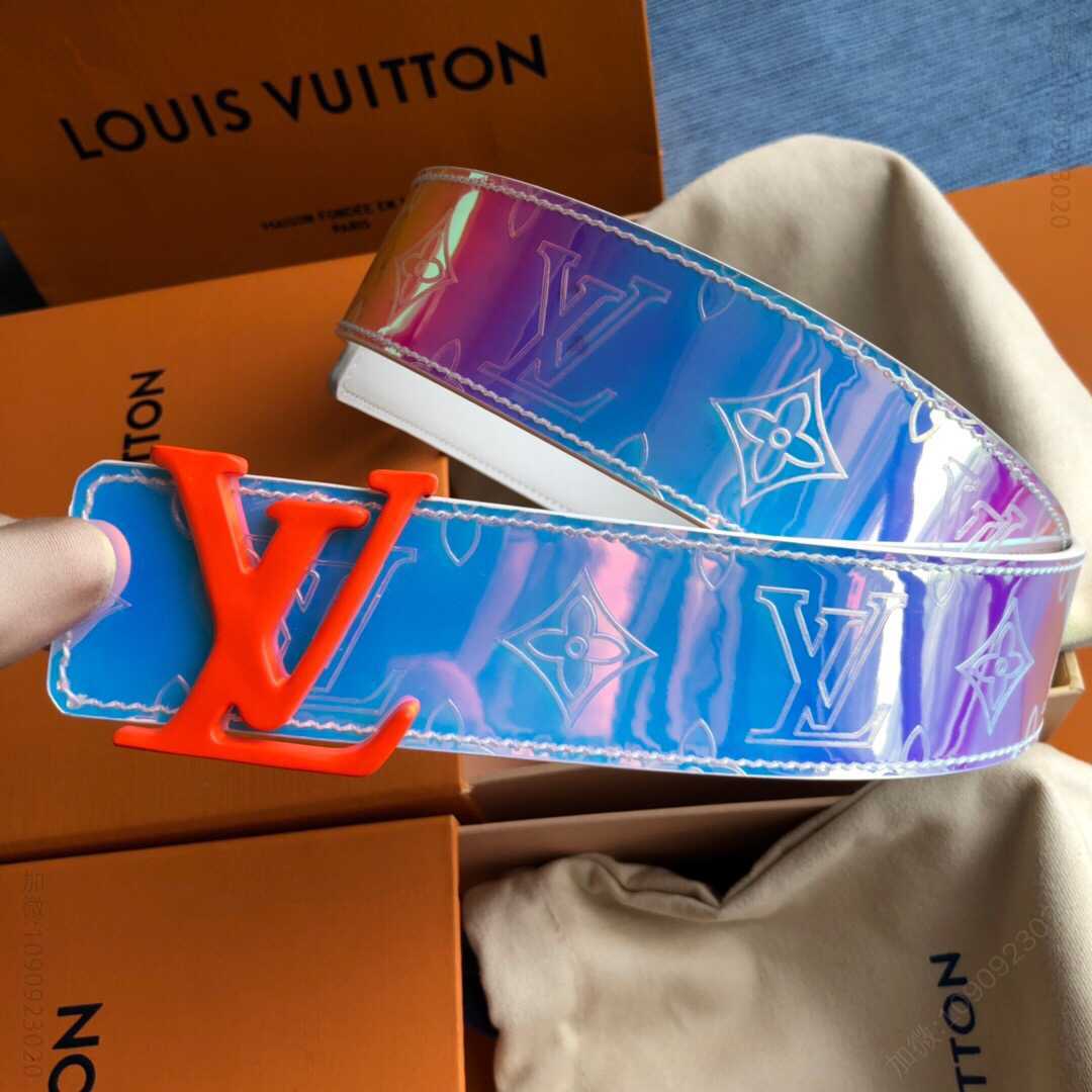 LV 路易威登 19新款Keepall炫彩镭射腰带型号:M4766