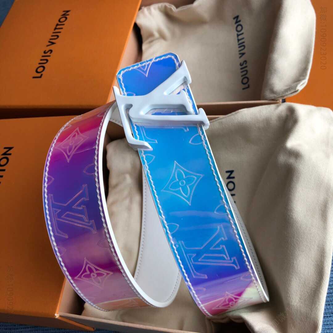 LV 路易威登 19新款Keepall炫彩镭射腰带型号:M4766 M67811