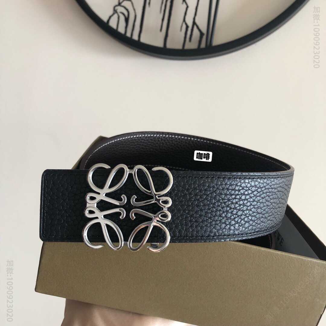 LOEWE罗意威3.8cm原版荔枝两面外用腰带