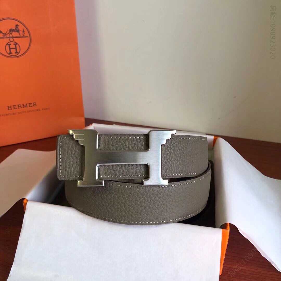 2023Hermes专柜新款天使翅膀金属扣搭配原版皮腰带38mm