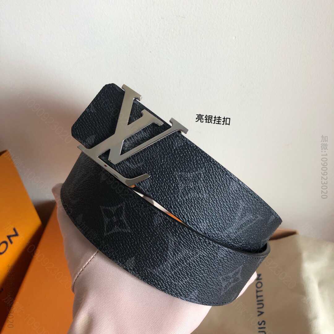 Lv/路易威登 Monogram双面版本，搭配银色/金色/枪色润饰的带扣40...