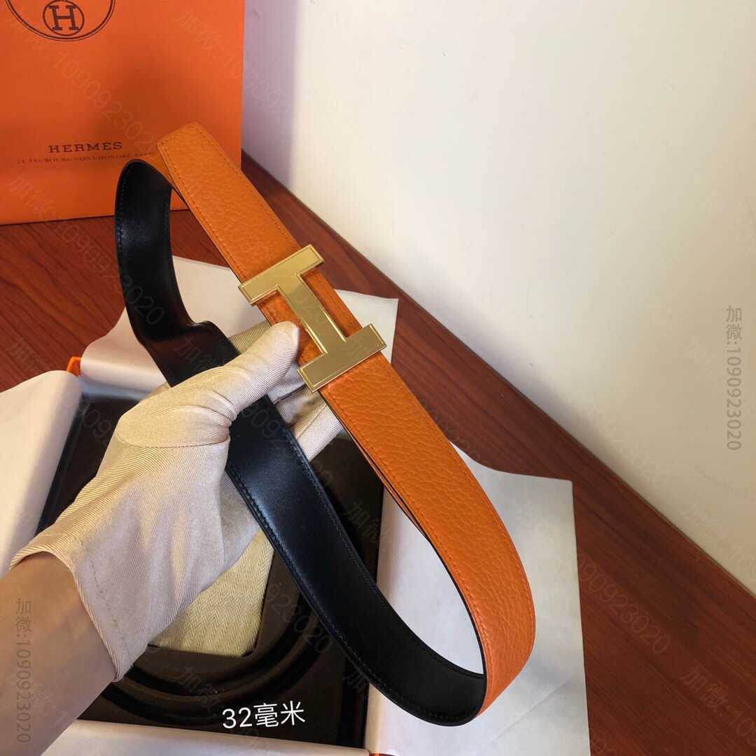 爱马仕 Quizz皮带扣&双面皮腰带32毫米