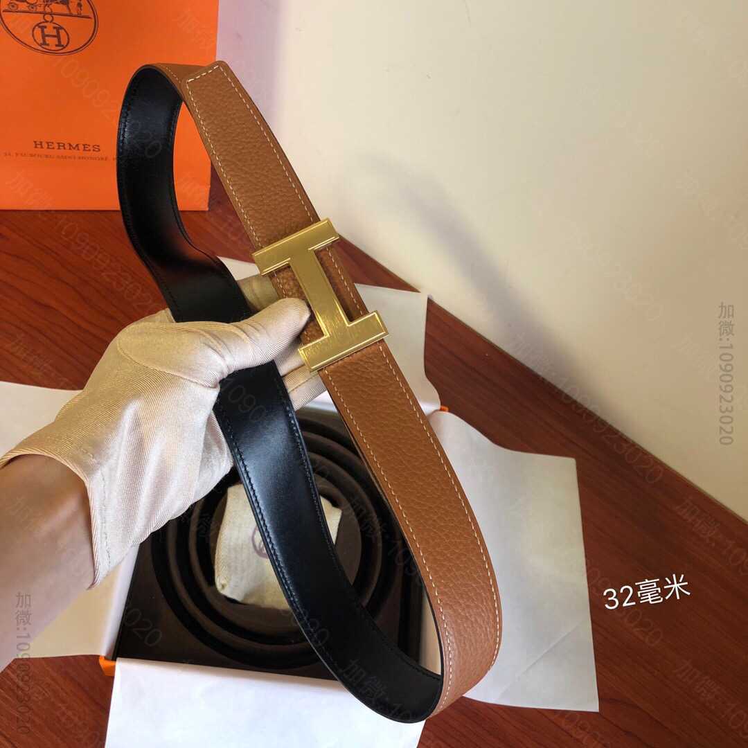 爱马仕 Quizz皮带扣&双面皮腰带32毫米