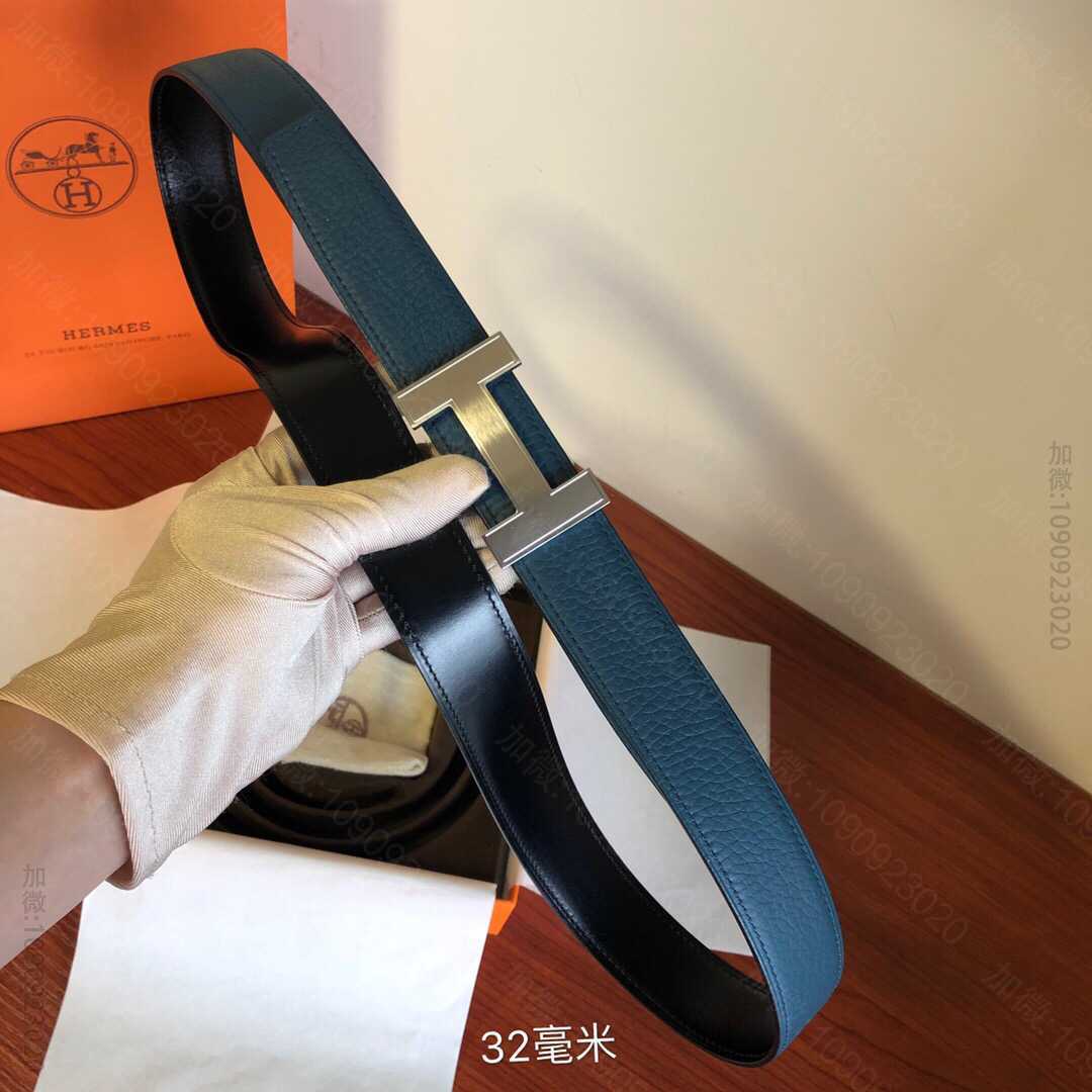 爱马仕 Quizz皮带扣&双面皮腰带32毫米