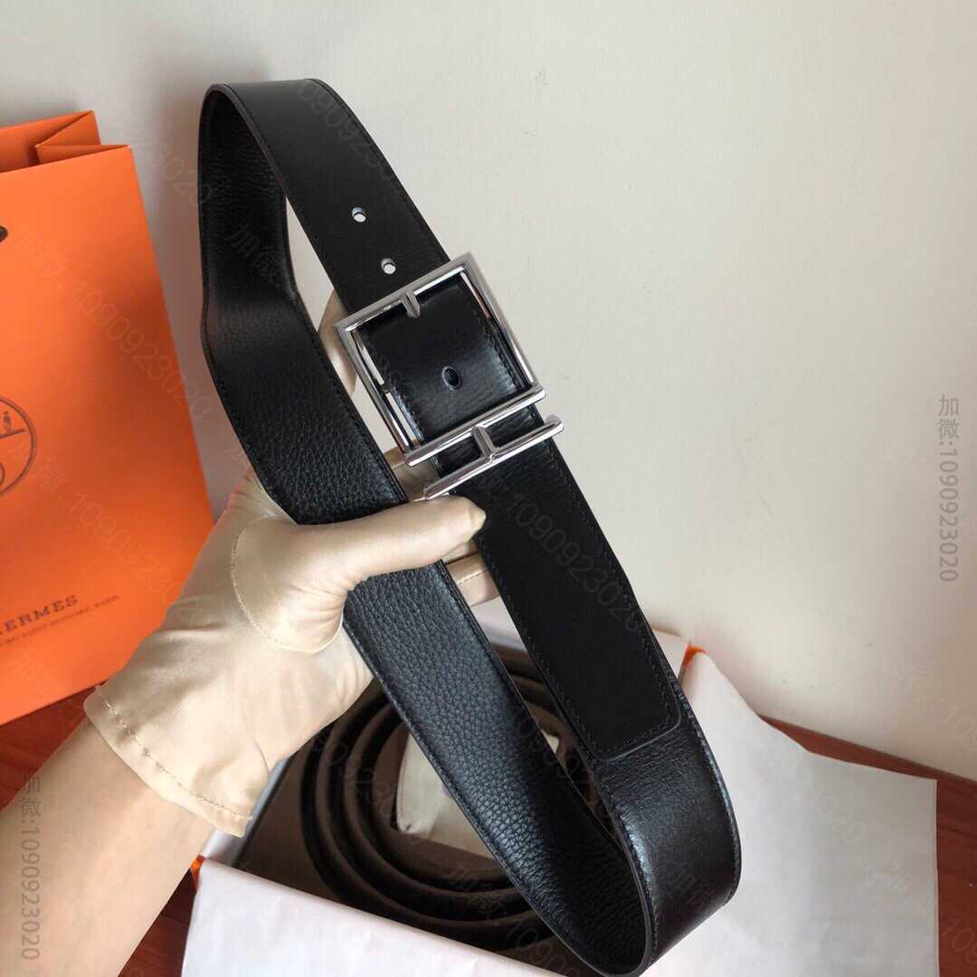Hermes爱马仕 精品针式金属扣搭配进口牛皮Hermes40毫米Natha...