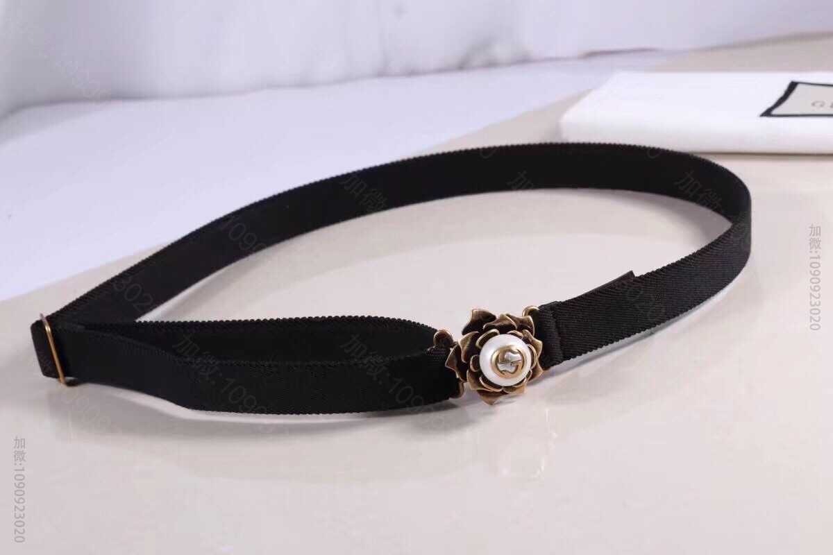 GUCCI古驰19新款花卉扣环腰带女款20mm